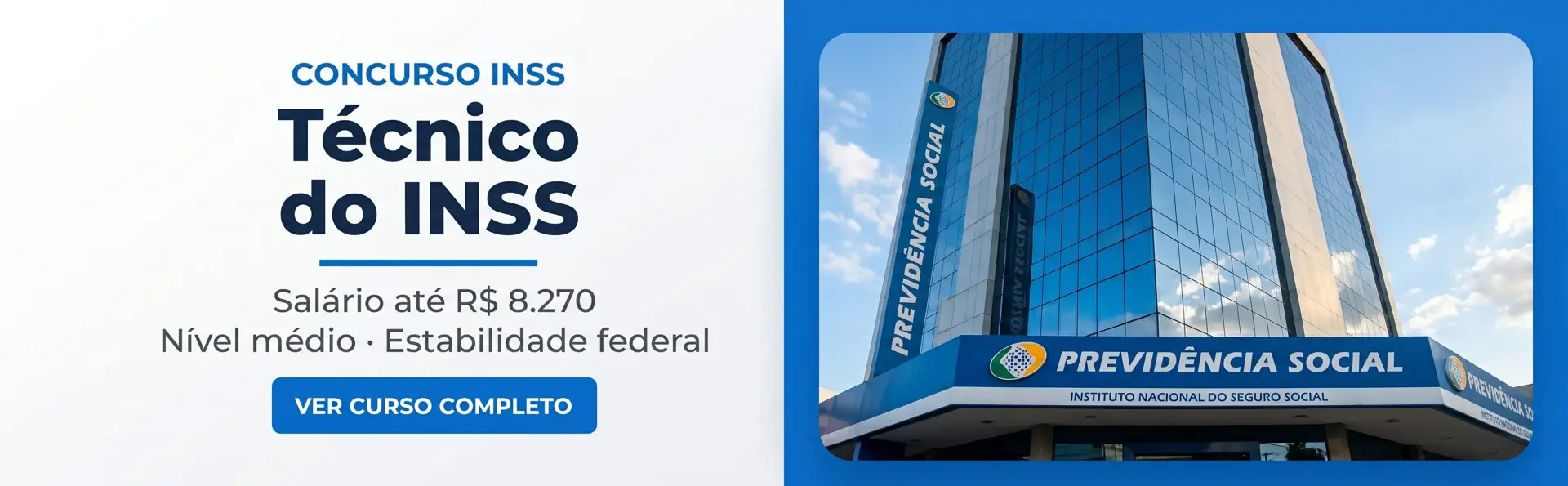 Banner INSS- Cr Cursos