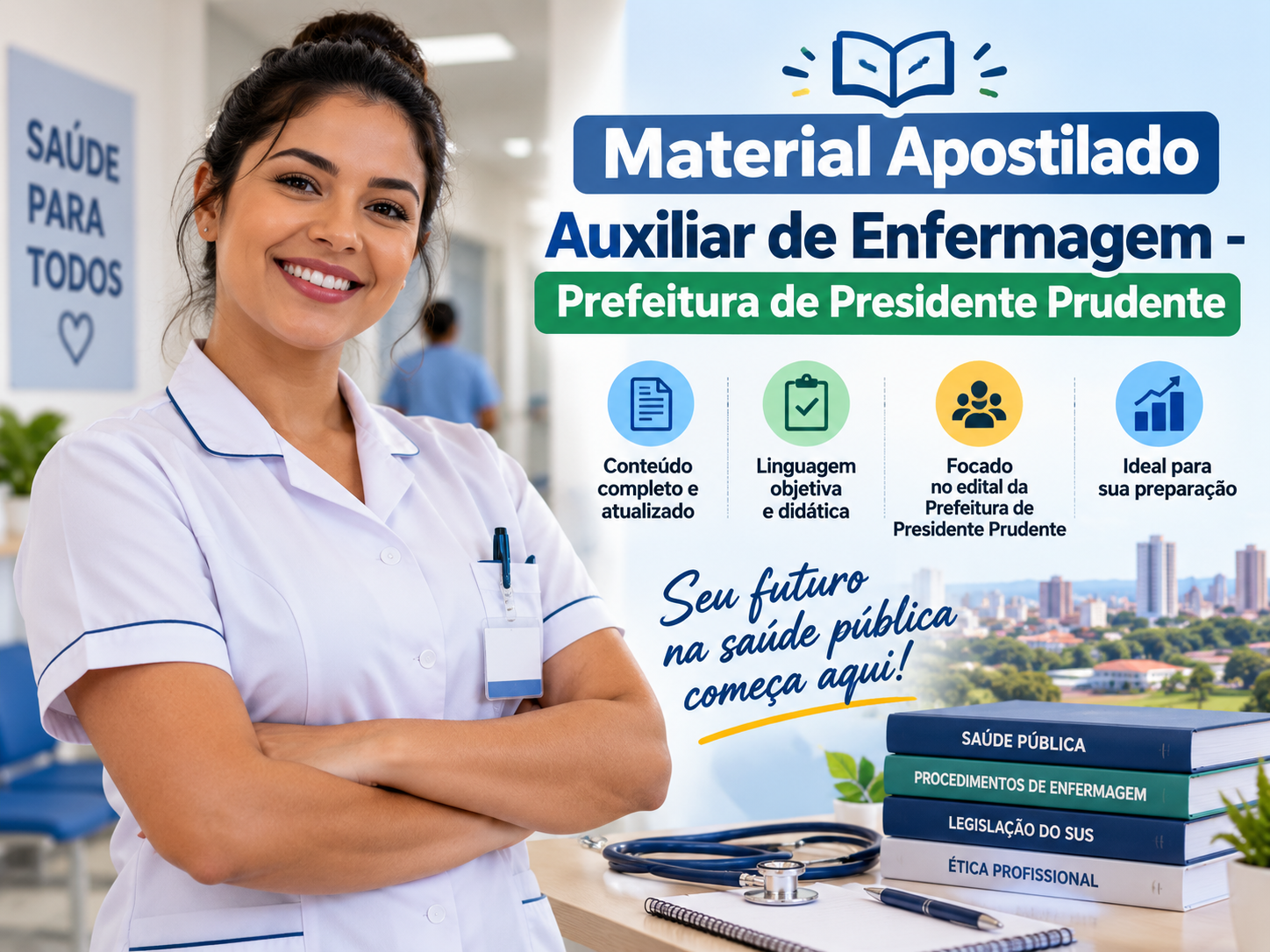 Apostilas para Auxiliar de Enfermagem Presidente Prudente