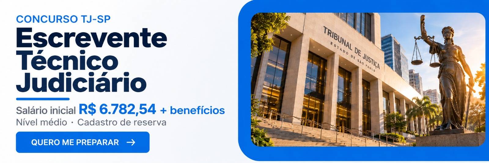 Banner Escrevente Técnico Judiciário - TJSP