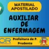 apostilas de auxiliar de enfermagem prefeitura de p. prudente