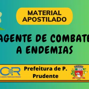 apostilas de agente de combate à endemias prefeitura de p. prudente