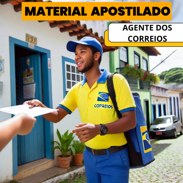 apostilas para agente dos correios